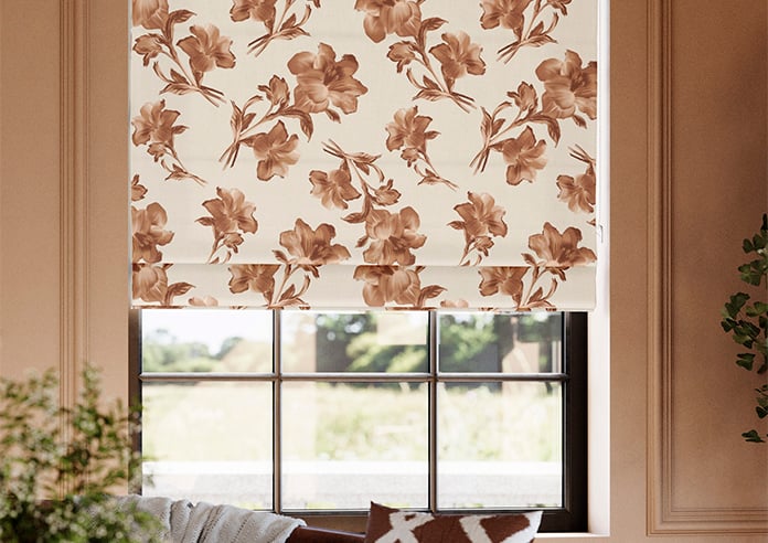 Ted Baker Midnight Garden, Terracotta - Twist&Fit Roman Blind - Image 5